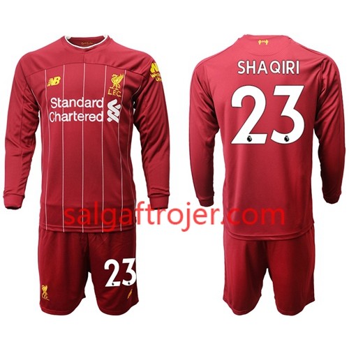 Liverpool Fodboldtrøjer Shaqiri 23 Børn Hjemmebanesæt 2019/20 Langærmet Liverpool Fodboldtrøjer Shaqiri 23 Børn Hjemmebanesæt 2019/20 Langærmet